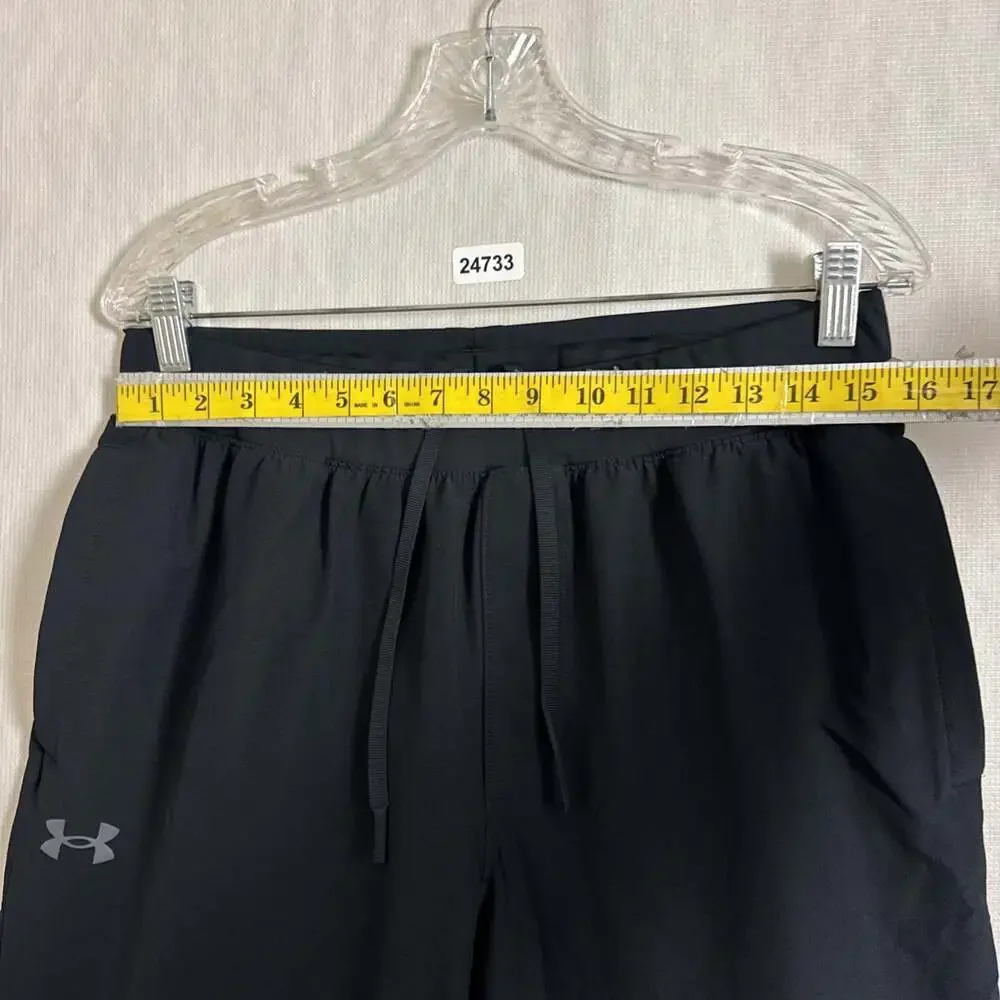 Under Armour Men's Large Black Woven Cold Weather Jogger Pants With Pockets